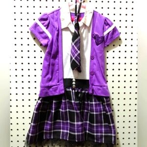 Girls‎ Size 4 pre-owned 2 pc Super Cute Lace Bottom Dress